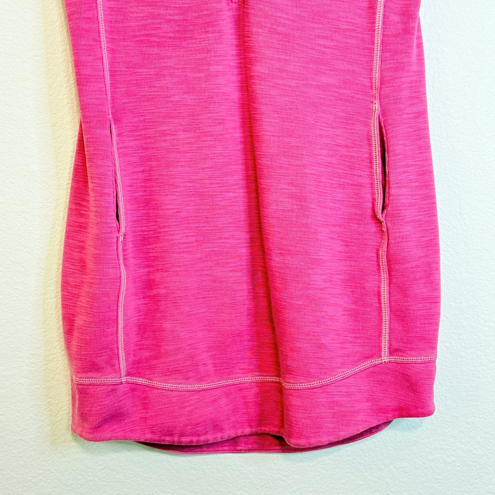 Tommy Bahama Pink Half-Zip Tunic Dress – Luxe Comfort, Island Vibes (XS/S) - Picture 4 of 16